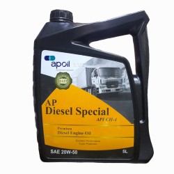 AP Diesel Special , Premium Heavy Duty Disel Engine Oil , API CH4 , 20W50 - 5 Ltr