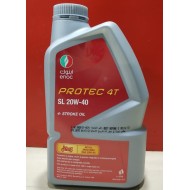 Enoc Protec 4T , 4 Stroke Oil , API SL JASO MA 2 , SAE 20W40 - 1 Liter