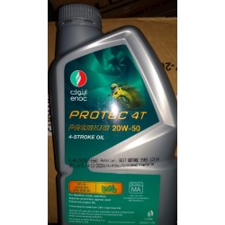 Enoc Protec 4T , 4 Stroke Oil , API SL JASO MA , SAE 20W50 - 1 Liter