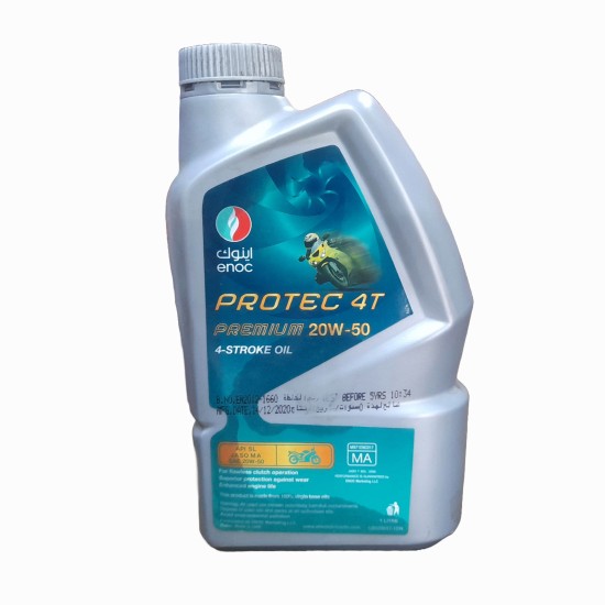 Enoc Protec 4T Premium, 4 Stroke Oil 20W50 - 1 Ltr