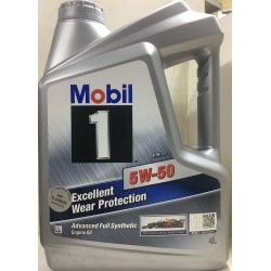Mobil 1 , ADVANCED FULL SYNTHETIC ENGINE OIL , 5W50 - 4 Ltr