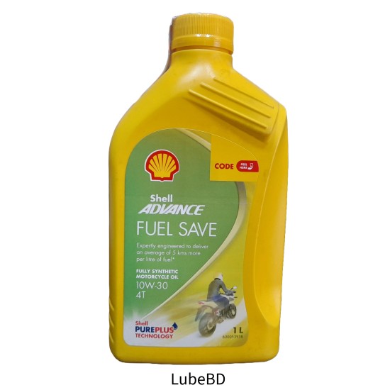 Shell Advance Fuel Save, 10W30, 4T - 1 Ltr