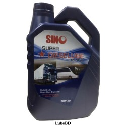 Sino Super Diselube, Multi Grade Heavy Duty Engine Oil, API CD/SF 20W50 - 5 Ltr