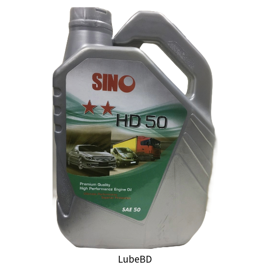 Sino HD 50, SAE 50, Premium Quality High Performance Engine Oil - 5 Ltr