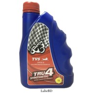 TVS TRU4 SYNTHETIC For Two Wheeler Synthetic Blend Engine Oil, 10W30 SL - 1200 ML