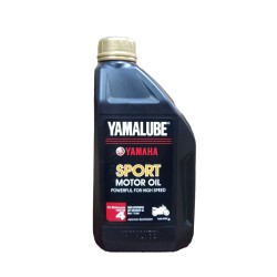 Yamalube Yamaha Sport Motor Oil, Semi Syn (Black),  SAE 20W40 SL/MA - 1 Ltr