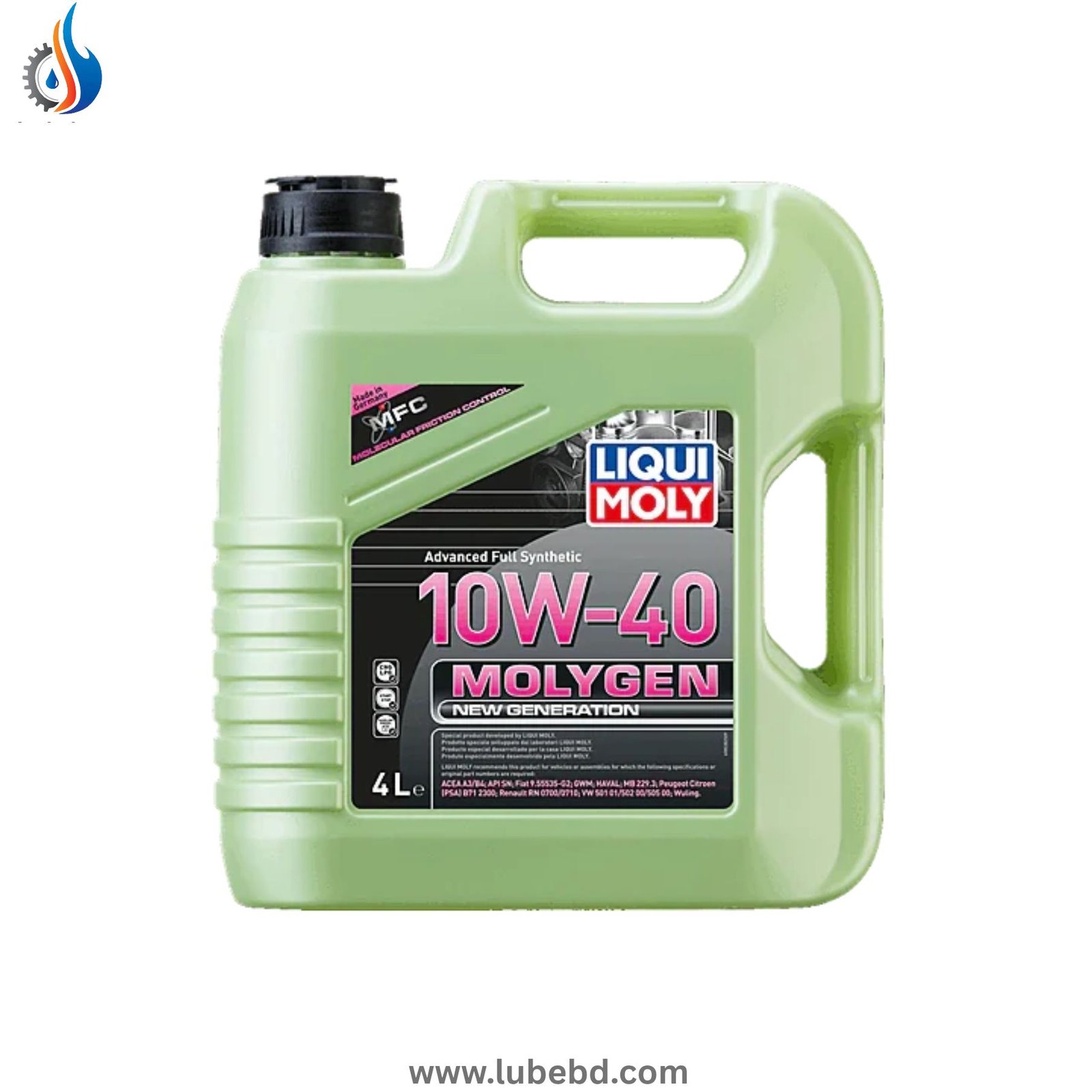 Liqui Moly MOLYGEN (Synthetic Technology) 10W40 - 4Liter
