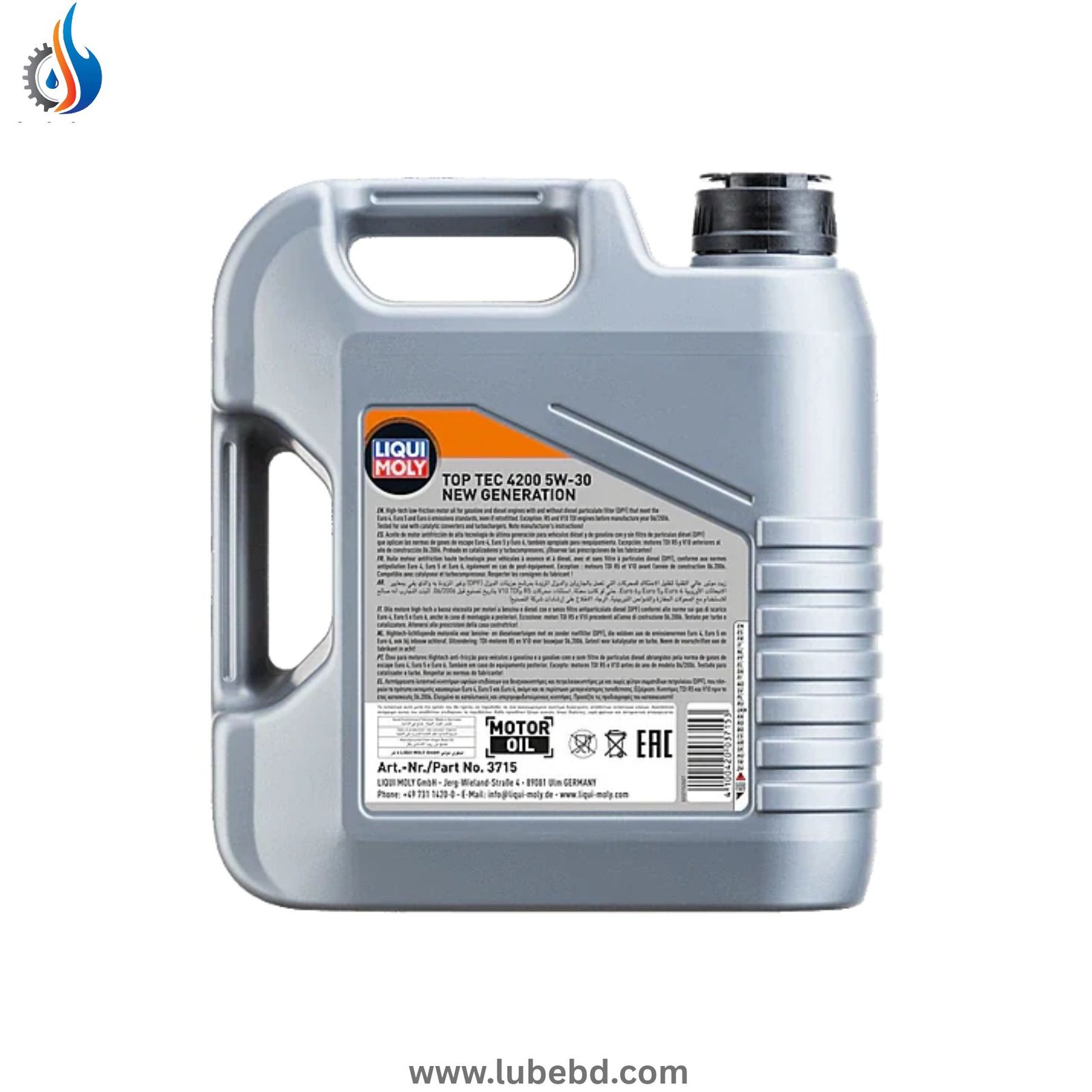 Liqui Moly Top Tec 4200 Longlife (Synthetic) 5W30 - 4Liter - Image 2