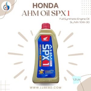 Honda 4T SPX 10W-30 Full Synthetic Motorcycle Engine Oil (1.2 Litre) bottle