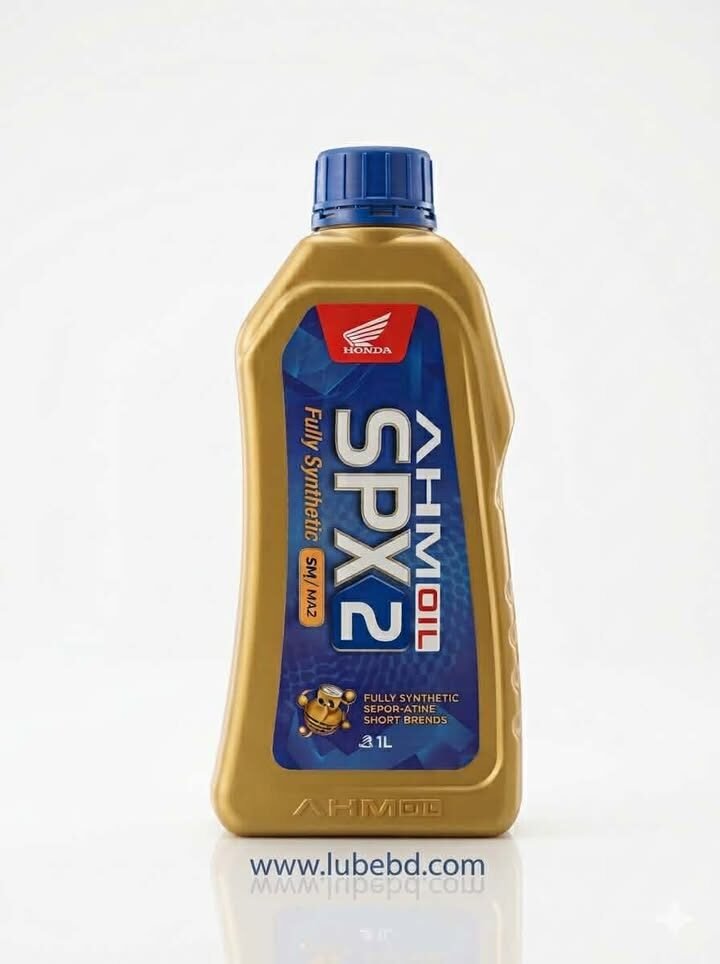 Honda 4T SPX 2 Full Synthetic Motorcycle Engine Oil (800 ml) bottle