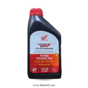 Honda 4T SYN Showroom Full Synthetic Motorcycle Engine Oil (1 Litre) bottle