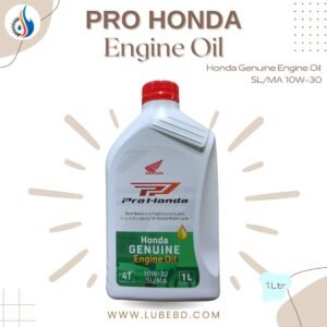 Honda Pro Showroom 10W-30 Full Synthetic Motorcycle Engine Oil (1 Litre) bottle