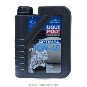 Liqui Moly Optimal 10W-40 Mineral Motorcycle Engine Oil (1 Litre) bottle