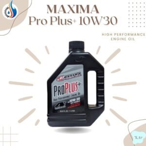 Maxima ProPlus 10W-30 Full Synthetic Motorcycle Engine Oil (1 Litre) bottle
