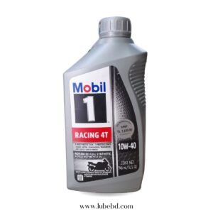 Mobil 1 4T Racing 10W-40 Motorcycle Engine Oil (1 Litre) bottle