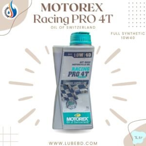 Motorex 4T 10W-40 Racing Motorcycle Engine Oil (1 Litre) bottle