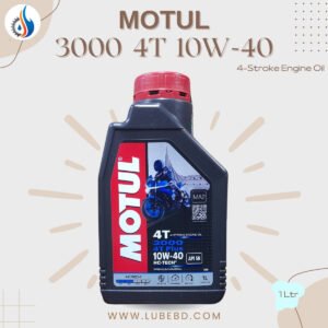 Motul 3000 10W-40 Mineral Motorcycle Engine Oil (1 Litre) bottle