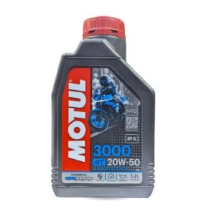 Motul 3000 20W-50 Mineral Motorcycle Engine Oil (1.2 Litre) bottle
