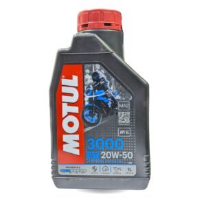 Motul 3000 20W-50 Mineral Motorcycle Engine Oil (1 Litre) bottle