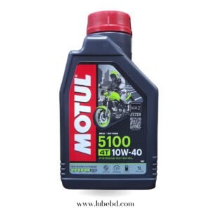 Motul 5100 10W-40 Semi-Synthetic Motorcycle Engine Oil (1 Litre) bottle