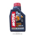 Motul 7100 10W-40 Full Synthetic Motorcycle Engine Oil (1 Litre) bottle