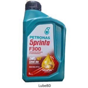 Petronas 4T F300 10W-30 Mineral Motorcycle Engine Oil (1 Litre) bottle