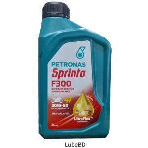 Petronas 4T F300 20W-50 Mineral Motorcycle Engine Oil (1 Litre) bottle