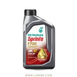 Petronas 4T F700 15W-50 Semi-Synthetic Motorcycle Engine Oil (1 Litre) bottle