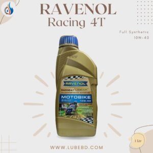 Ravenol 4T 10W-40 SYN Full Synthetic Motorcycle Engine Oil (1 Litre) bottle
