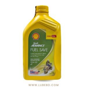 Shell 4T Fuel Save 10W-30 Full Synthetic Motorcycle Engine Oil (1 Litre) bottle